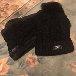 Ugg Hat and scarf set
